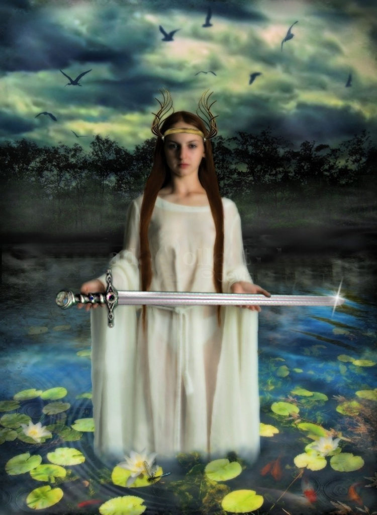 Lady of the Lake with Excalibur