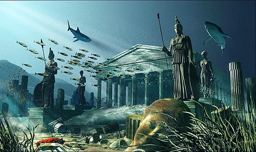 Underwater Temple of Athena