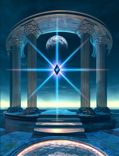 Atlantis crystal temple
